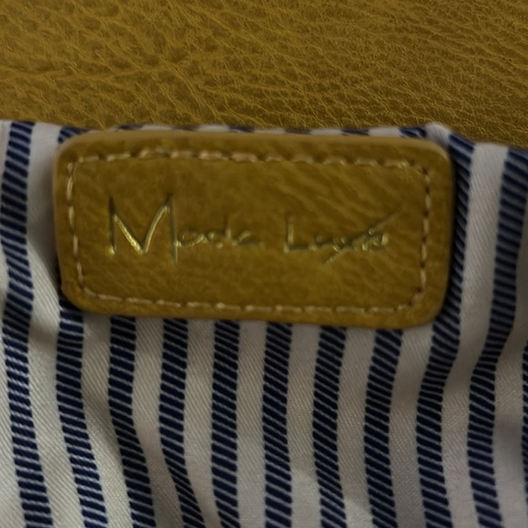 Moda Luxe Envelope Clutch in yellow ochre. Moving sale! - Picture 8 of 8